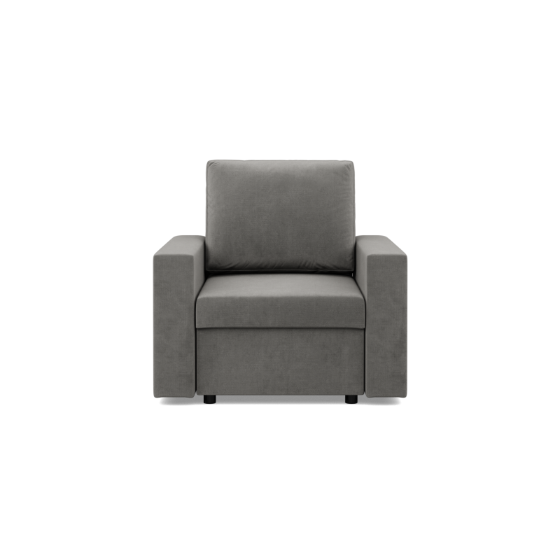 NEO Kronos Armchair, Filling - Spring, Color - LIGHT GRAY, Armrest Type - Straight NEO Kronos Armchair, Filling - Spring, Color - LIGHT GRAY, Armrest Type - Straight