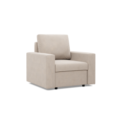 NEO Kronos Armchair, Filling - Spring, Color - BEIGE, Type of Armrest - Straight