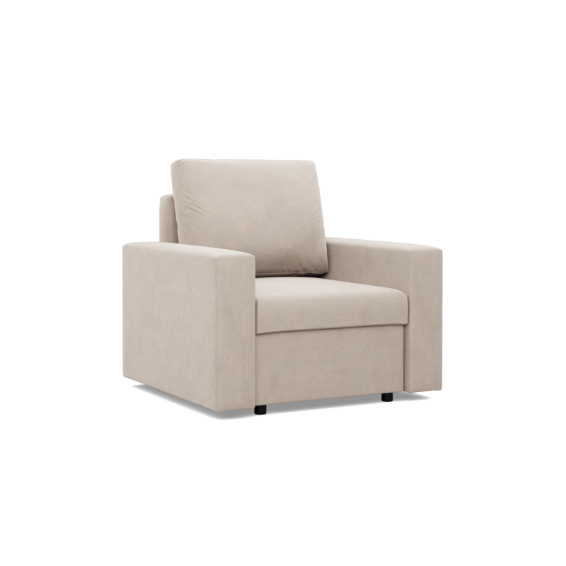 NEO Kronos Armchair, Filling - Spring, Color - BEIGE, Type of Armrest - Straight NEO Kronos Armchair, Filling - Spring, Color - BEIGE, Type of Armrest - Straight