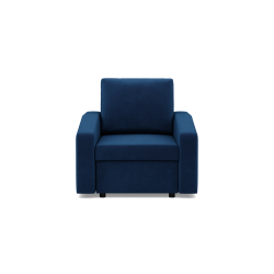 NEO Kronos Armchair, Filling - Spring, Color - NAVY BLUE, Type of Armrest - Slanted NEO Kronos Armchair, Filling - Spring, Color - NAVY BLUE, Type of Armrest - Slanted
