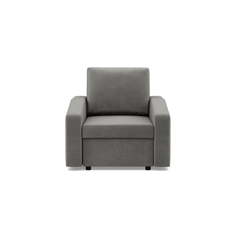 NEO Kronos Armchair, Filling - Spring, Color - LIGHT GRAY, Type of armrest - Slanted NEO Kronos Armchair, Filling - Spring, Color - LIGHT GRAY, Type of armrest - Slanted