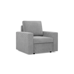 NEO Poso Armchair, Filling - Spring, Color - GRAY, Type of armrest - Straight