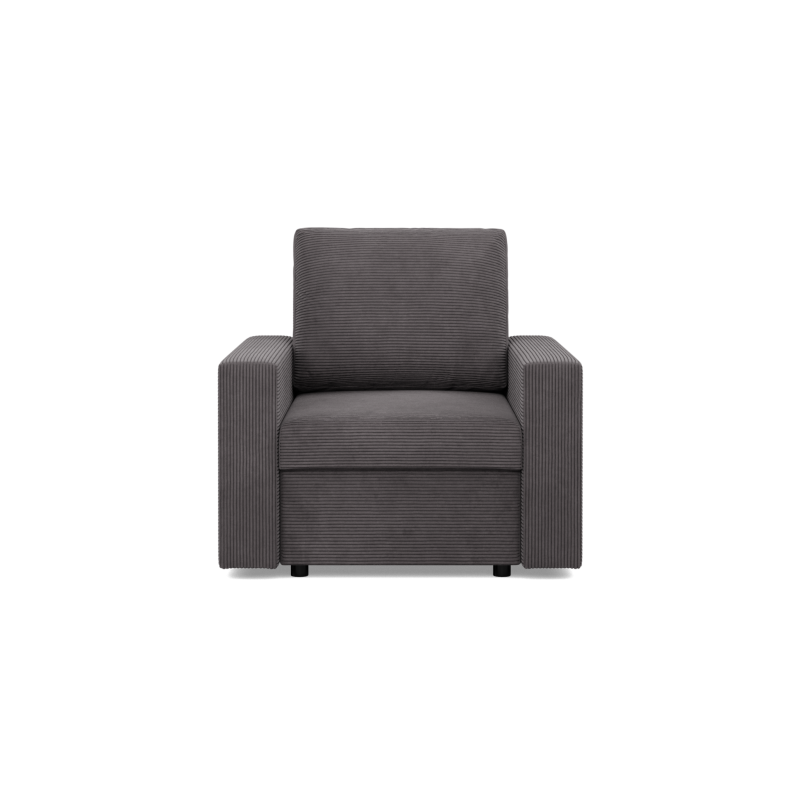 NEO Poso Armchair, Filling - Spring, Color - DARK GRAY, Armrest Type - Straight NEO Poso Armchair, Filling - Spring, Color - DARK GRAY, Armrest Type - Straight