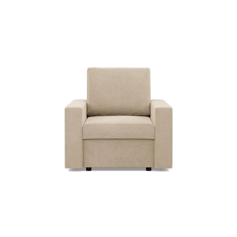 NEO Poso Armchair, Filling - Spring, Color - BEIGE, Type of armrest - Straight NEO Poso Armchair, Filling - Spring, Color - BEIGE, Type of armrest - Straight