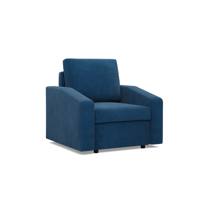 NEO Poso Armchair, Filling - Spring, Color - NAVY BLUE, Armrest Type - Slanted NEO Poso Armchair, Filling - Spring, Color - NAVY BLUE, Armrest Type - Slanted