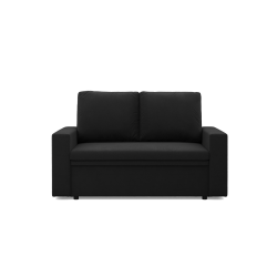 Sofa NEO Mikro, Farbe - SCHWARZ, Art der Armlehne - Gerade Sofa NEO Mikro, Farbe - SCHWARZ, Art der Armlehne - Gerade