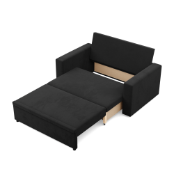 Sofa NEO Micro, Color - BLACK, Type of armrest - Straight Sofa NEO Micro, Color - BLACK, Type of armrest - Straight