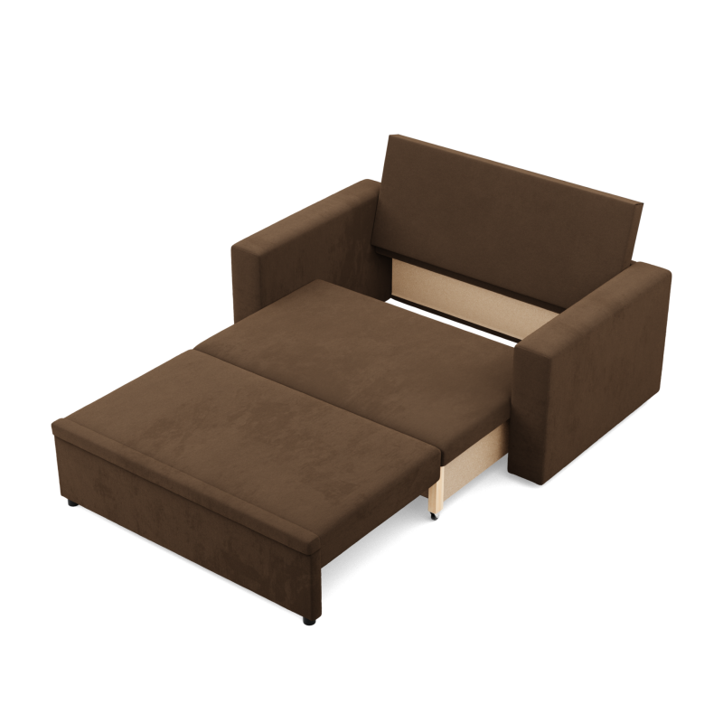 Sofa NEO Micro, Color - BROWN, Type of armrest - Straight Sofa NEO Micro, Color - BROWN, Type of armrest - Straight