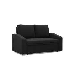Sofa NEO Mikro , Kolor - CZARNY, Rodzaj podłokietnika - Skośny