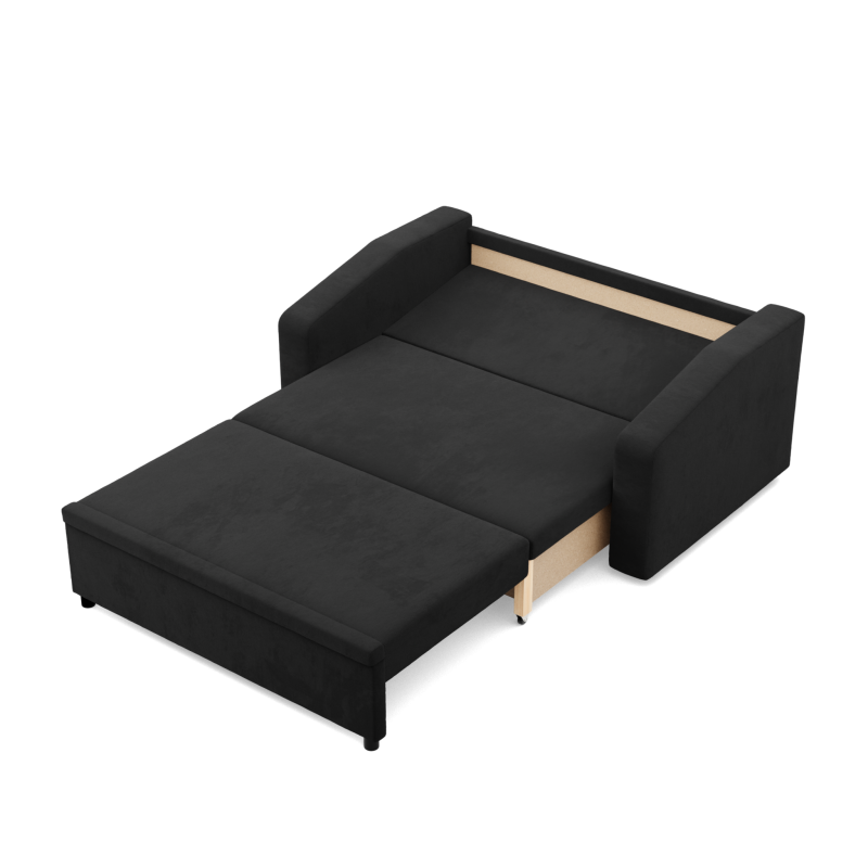 Sofa NEO Mikro, Color - BLACK, Armrest Type - Slanted Sofa NEO Mikro, Color - BLACK, Armrest Type - Slanted
