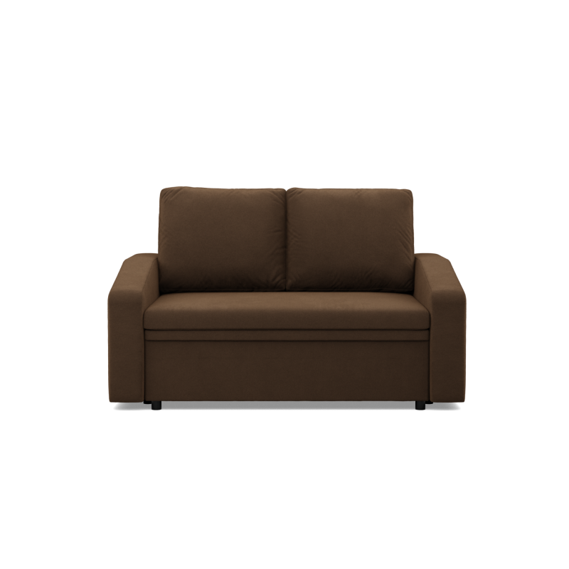 Sofa NEO Mikro, Color - BROWN, Type of armrest - Slanted Sofa NEO Mikro, Color - BROWN, Type of armrest - Slanted