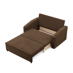 Sofa NEO Mikro, Color - BROWN, Type of armrest - Slanted Sofa NEO Mikro, Color - BROWN, Type of armrest - Slanted