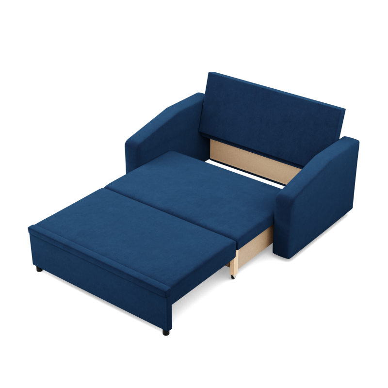 Sofa NEO Kronos, Color - NAVY BLUE, Type of armrest - Slanted Sofa NEO Kronos, Color - NAVY BLUE, Type of armrest - Slanted