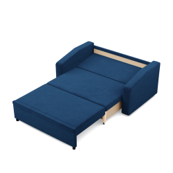 Sofa NEO Kronos, Color - NAVY BLUE, Type of armrest - Slanted Sofa NEO Kronos, Color - NAVY BLUE, Type of armrest - Slanted