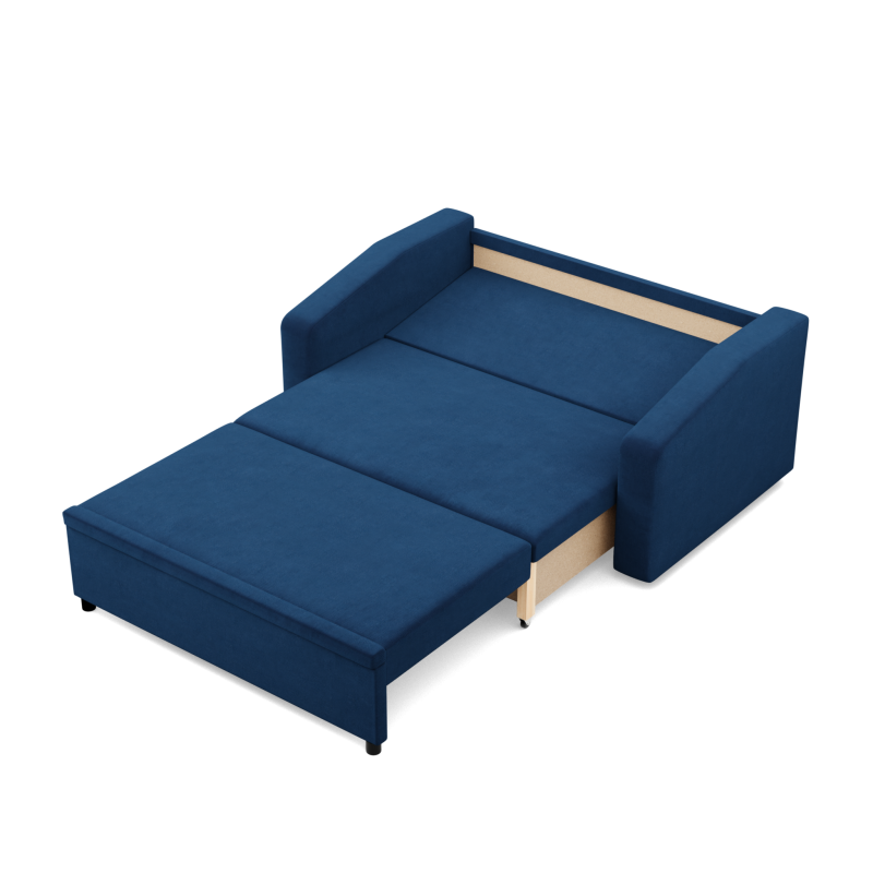 Sofa NEO Kronos, Color - NAVY BLUE, Type of armrest - Slanted Sofa NEO Kronos, Color - NAVY BLUE, Type of armrest - Slanted