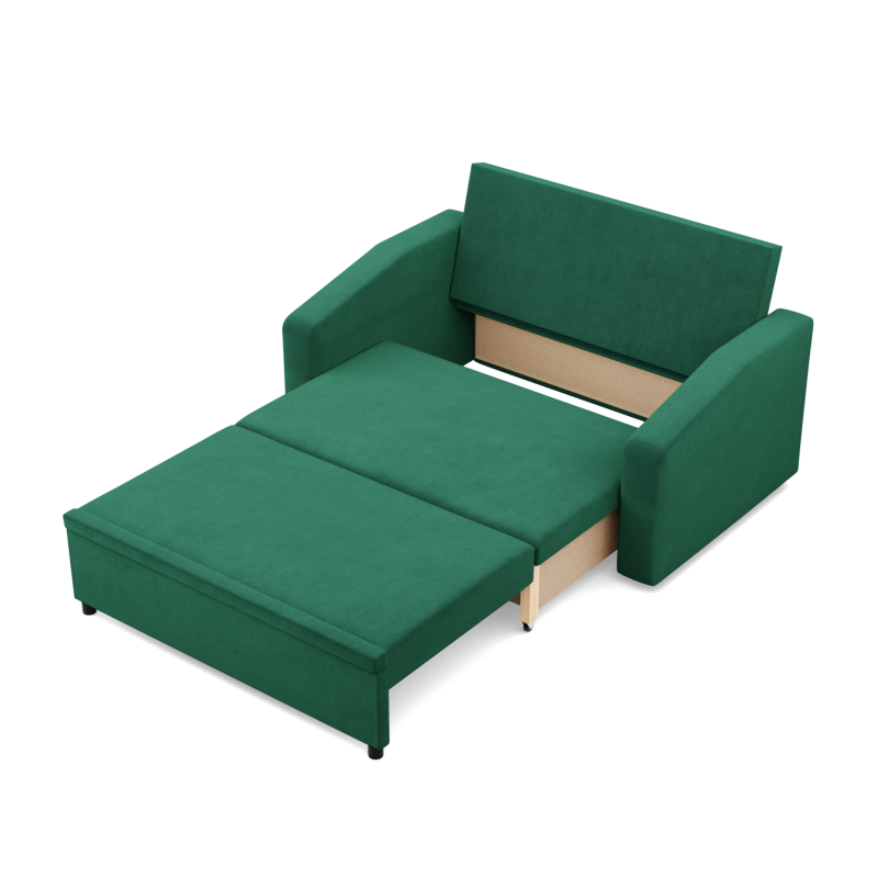 Sofa NEO Kronos, Color - BOTTLE GREEN, Type of armrest - Slanted Sofa NEO Kronos, Color - BOTTLE GREEN, Type of armrest - Slanted