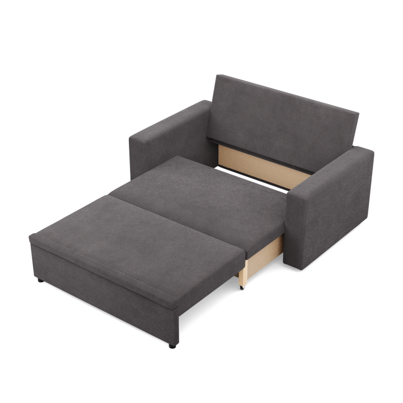 Sofa NEO Poso, Color - DARK GRAY, Type of armrest - Straight Sofa NEO Poso, Color - DARK GRAY, Type of armrest - Straight