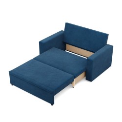 Sofa NEO Poso, Color - NAVY BLUE, Type of armrest - Straight Sofa NEO Poso, Color - NAVY BLUE, Type of armrest - Straight