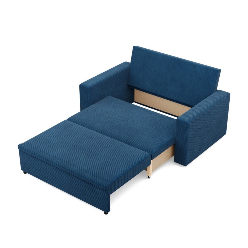 Sofa NEO Poso, Color - NAVY BLUE, Type of armrest - Straight Sofa NEO Poso, Color - NAVY BLUE, Type of armrest - Straight