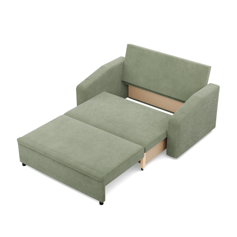 Sofa NEO Poso, Color - LIGHT GREEN, Type of armrest - Slanted Sofa NEO Poso, Color - LIGHT GREEN, Type of armrest - Slanted