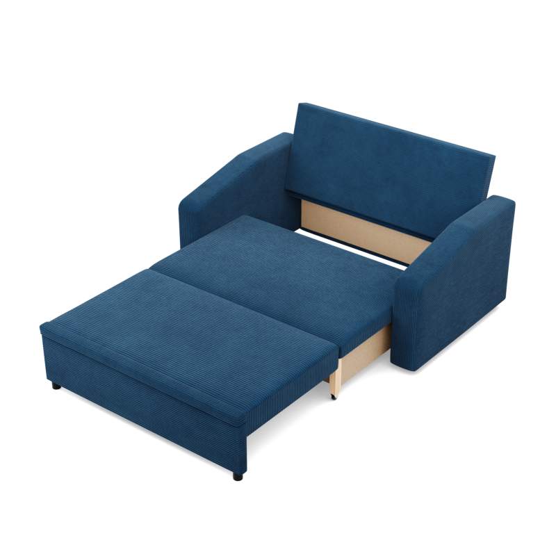 Sofa NEO Poso, Color - NAVY BLUE, Type of armrest - Slanted Sofa NEO Poso, Color - NAVY BLUE, Type of armrest - Slanted