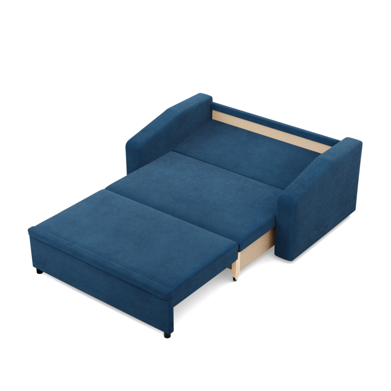 Sofa NEO Poso, Color - NAVY BLUE, Type of armrest - Slanted Sofa NEO Poso, Color - NAVY BLUE, Type of armrest - Slanted