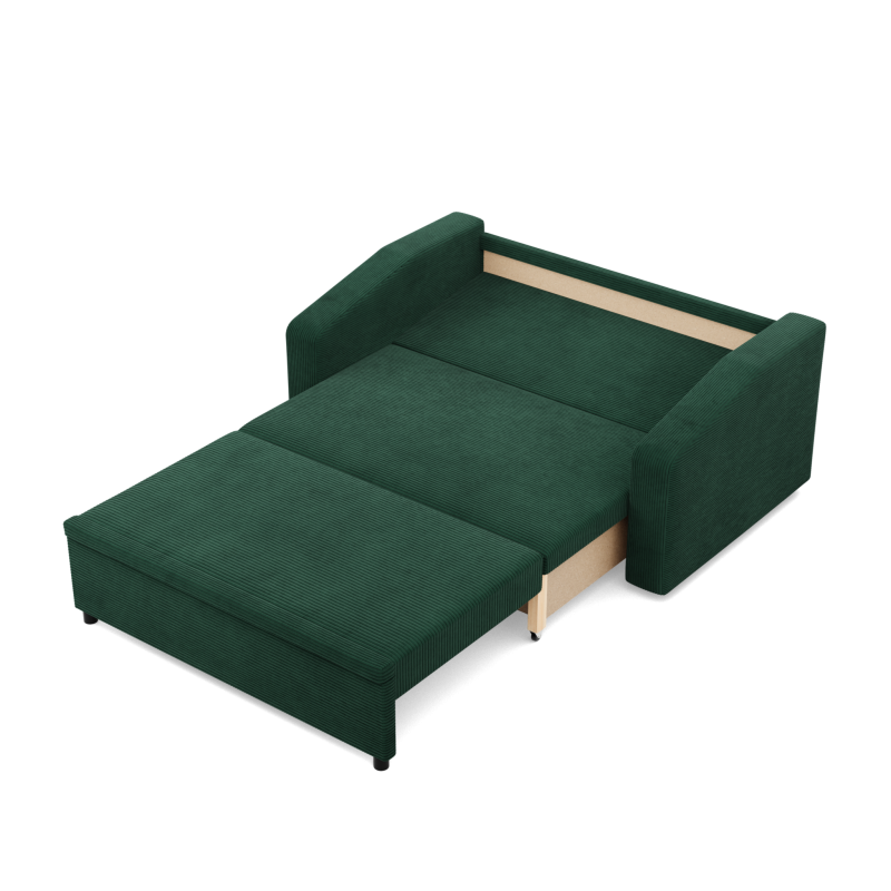 Sofa NEO Poso , Kolor - BUTELKOWA ZIELEŃ, Rodzaj podłokietnika - Skośny Sofa NEO Poso , Kolor - BUTELKOWA ZIELEŃ, Rodzaj podłokietnika - Skośny