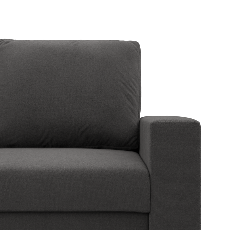 NEO Mikro Ecksofa, Füllung - Schaumstoff, Farbe - GRAU, Art der Armlehne - Einfach NEO Mikro Ecksofa, Füllung - Schaumstoff, Farbe - GRAU, Art der Armlehne - Einfach