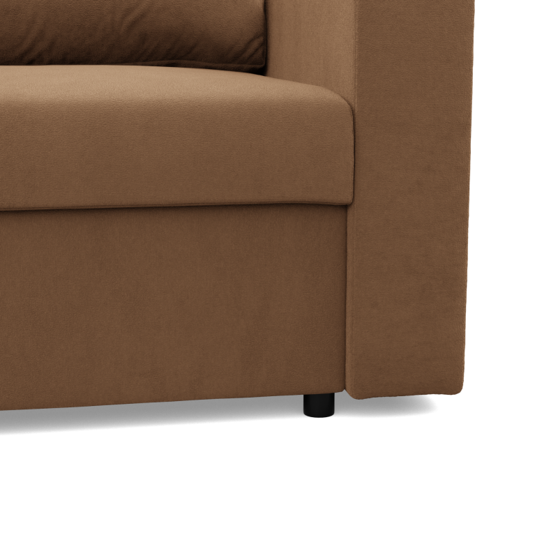 NEO Mikro Ecksofa, Füllung - Schaumstoff, Farbe - CAPPUCCINO, Armlehnentyp - Einfach NEO Mikro Ecksofa, Füllung - Schaumstoff, Farbe - CAPPUCCINO, Armlehnentyp - Einfach