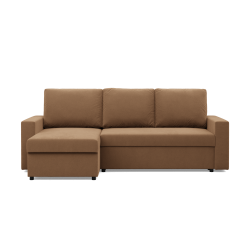 NEO Mikro Ecksofa, Füllung - Schaumstoff, Farbe - CAPPUCCINO, Armlehnentyp - Einfach NEO Mikro Ecksofa, Füllung - Schaumstoff, Farbe - CAPPUCCINO, Armlehnentyp - Einfach