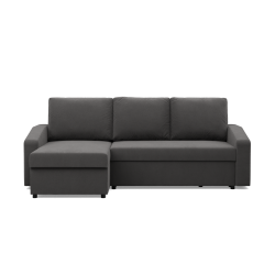 Ecksofa NEO Mikro, Füllung - Schaumstoff, Farbe - GRAU, Art der Armlehne - Schräg Ecksofa NEO Mikro, Füllung - Schaumstoff, Farbe - GRAU, Art der Armlehne - Schräg