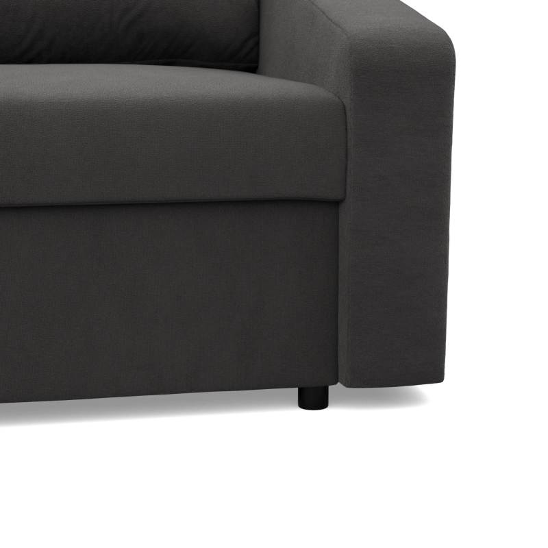 Ecksofa NEO Mikro, Füllung - Schaumstoff, Farbe - GRAU, Art der Armlehne - Schräg Ecksofa NEO Mikro, Füllung - Schaumstoff, Farbe - GRAU, Art der Armlehne - Schräg