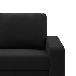 NEO Mikro Ecksofa, Füllung - Schaumstoff, Farbe - SCHWARZ, Armlehnenart - Schräg NEO Mikro Ecksofa, Füllung - Schaumstoff, Farbe - SCHWARZ, Armlehnenart - Schräg