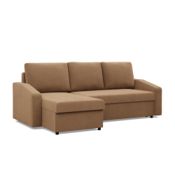 NEO Micro Corner Sofa, Filling - Foam, Color - CAPPUCCINO, Type of Armrest - Slanted