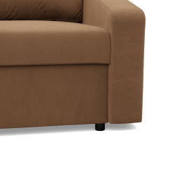 Ecksofa NEO Mikro, Füllung - Schaumstoff, Farbe - CAPPUCCINO, Art der Armlehne - Schräg Ecksofa NEO Mikro, Füllung - Schaumstoff, Farbe - CAPPUCCINO, Art der Armlehne - Schräg