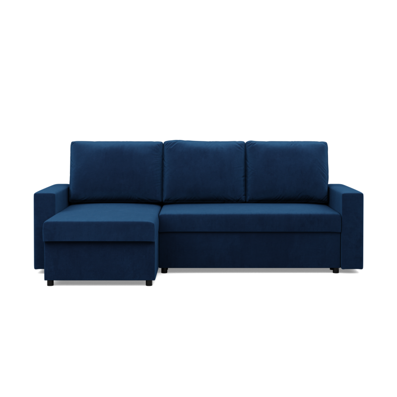 Ecksofa NEO Kronos, Füllung - Federkern, Farbe - BLAU, Armlehnentyp - Gerade Ecksofa NEO Kronos, Füllung - Federkern, Farbe - BLAU, Armlehnentyp - Gerade