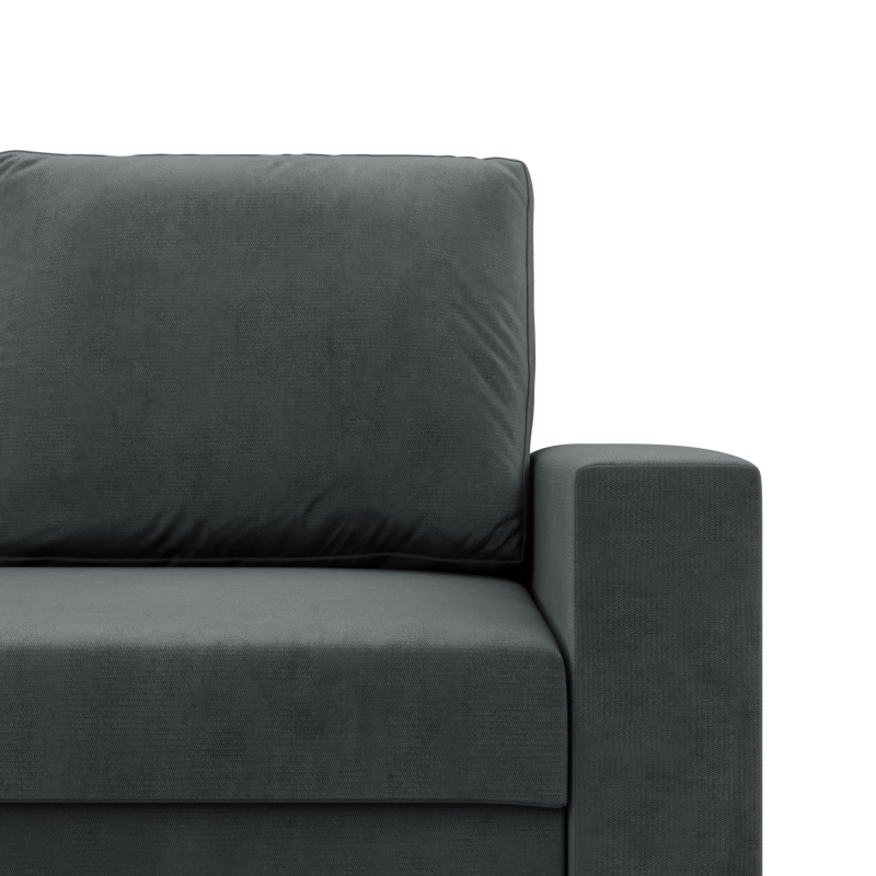 Ecksofa NEO Kronos, Füllung - Federkern, Farbe - DUNKELGRAU, Art der Armlehne - Gerade Ecksofa NEO Kronos, Füllung - Federkern, Farbe - DUNKELGRAU, Art der Armlehne - Gerade