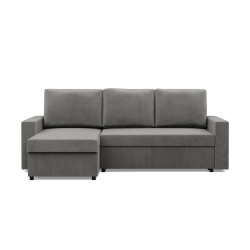 Ecksofa NEO Kronos, Polsterung - Federkern, Farbe - HELLGRAU, Art der Armlehne - Gerade Ecksofa NEO Kronos, Polsterung - Federkern, Farbe - HELLGRAU, Art der Armlehne - Gerade