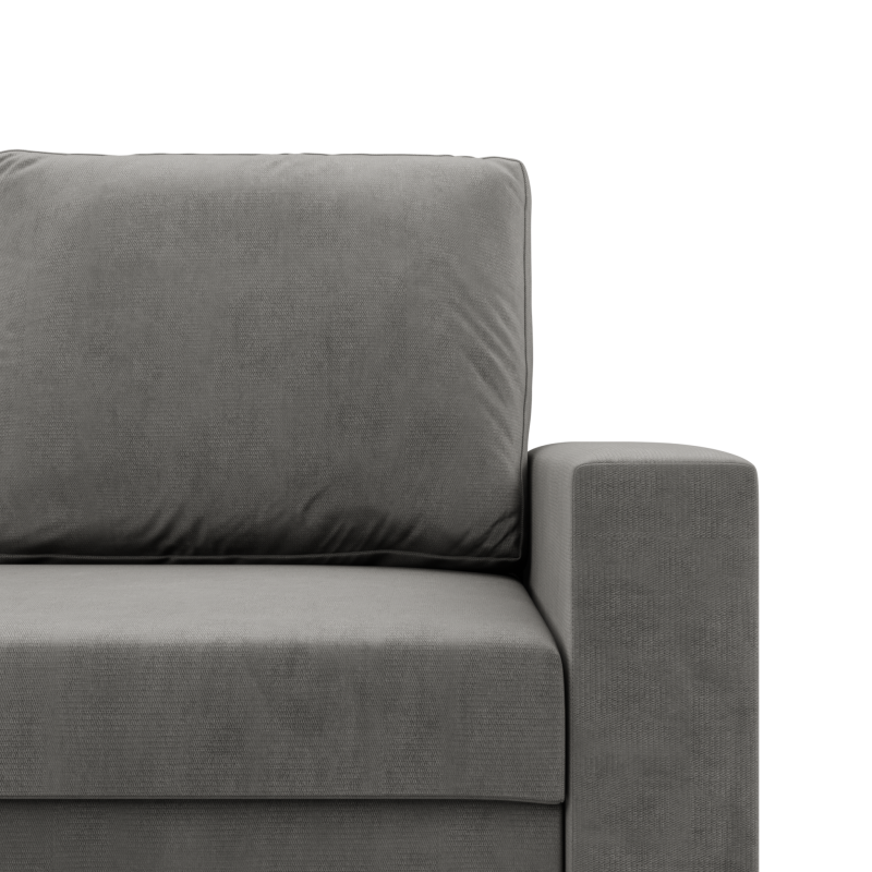 Ecksofa NEO Kronos, Polsterung - Federkern, Farbe - HELLGRAU, Art der Armlehne - Gerade Ecksofa NEO Kronos, Polsterung - Federkern, Farbe - HELLGRAU, Art der Armlehne - Gerade