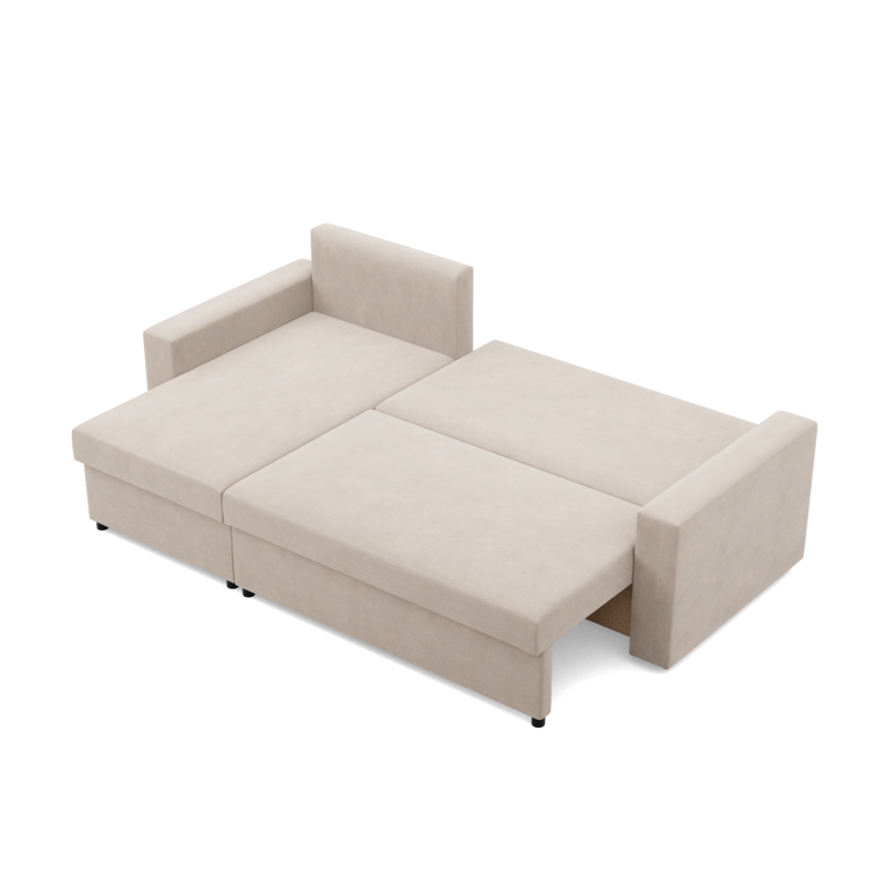 Ecksofa NEO Kronos, Füllung - Federkern, Farbe - BEIGE, Armlehnenart - Gerade Ecksofa NEO Kronos, Füllung - Federkern, Farbe - BEIGE, Armlehnenart - Gerade