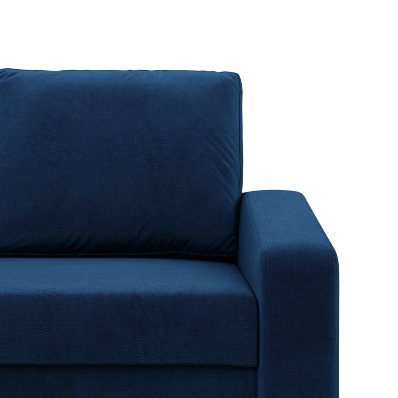 Ecksofa NEO Kronos, Füllung - Federkern, Farbe - DUNKELBLAU, Art der Armlehne - Schräg Ecksofa NEO Kronos, Füllung - Federkern, Farbe - DUNKELBLAU, Art der Armlehne - Schräg