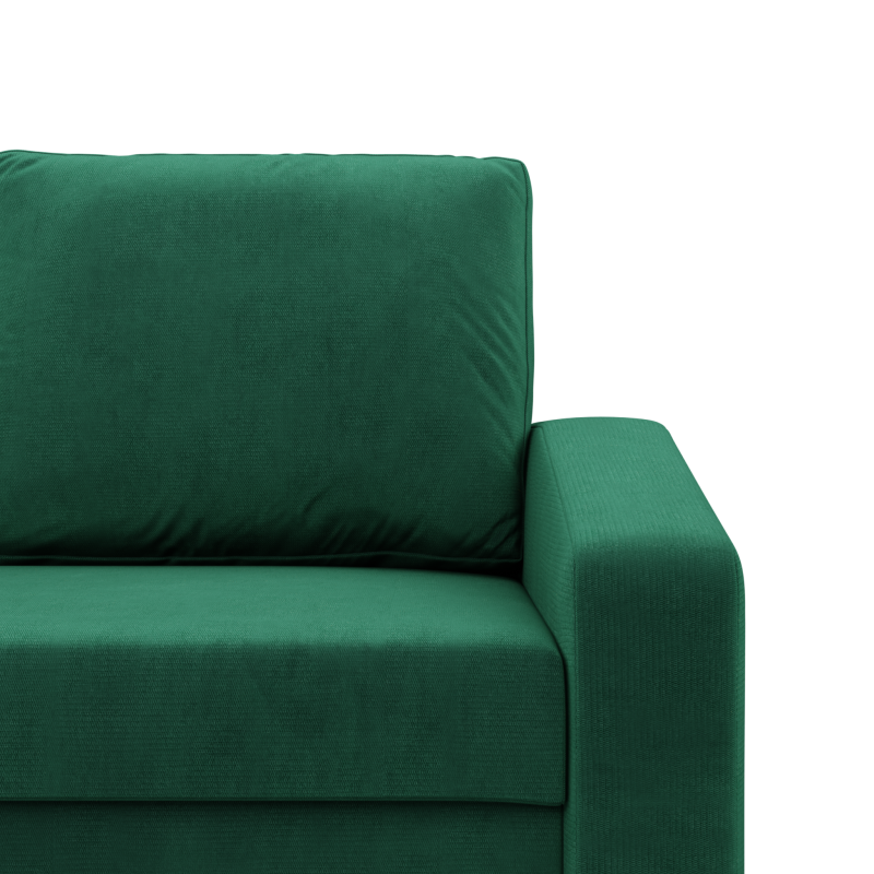 Ecksofa NEO Kronos, Füllung - Federkern, Farbe - FLASCHENGRÜN, Art der Armlehne - Schräg Ecksofa NEO Kronos, Füllung - Federkern, Farbe - FLASCHENGRÜN, Art der Armlehne - Schräg