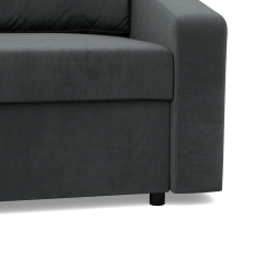 Ecksofa NEO Kronos, Füllung - Federkern, Farbe - DUNKELGRAU, Art der Armlehne - Schräg Ecksofa NEO Kronos, Füllung - Federkern, Farbe - DUNKELGRAU, Art der Armlehne - Schräg