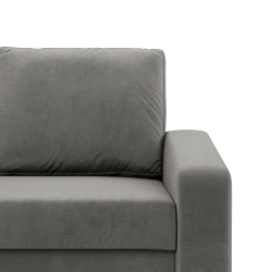 NEO Kronos Ecksofa, Füllung - Federkern, Farbe - HELLGRAU, Art der Armlehne - Schräg NEO Kronos Ecksofa, Füllung - Federkern, Farbe - HELLGRAU, Art der Armlehne - Schräg