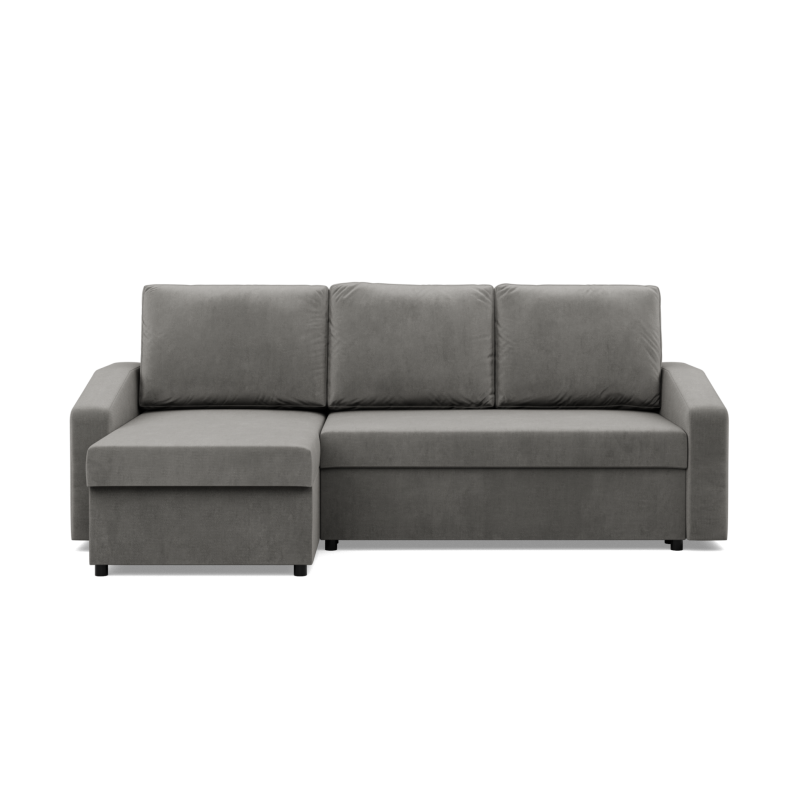 NEO Kronos Ecksofa, Füllung - Federkern, Farbe - HELLGRAU, Art der Armlehne - Schräg NEO Kronos Ecksofa, Füllung - Federkern, Farbe - HELLGRAU, Art der Armlehne - Schräg