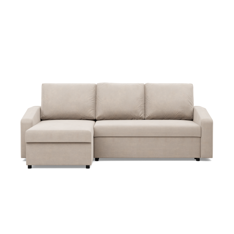 Ecksofa NEO Kronos, Füllung - Federkern, Farbe - BEIGE, Armlehnenart - Schräg Ecksofa NEO Kronos, Füllung - Federkern, Farbe - BEIGE, Armlehnenart - Schräg