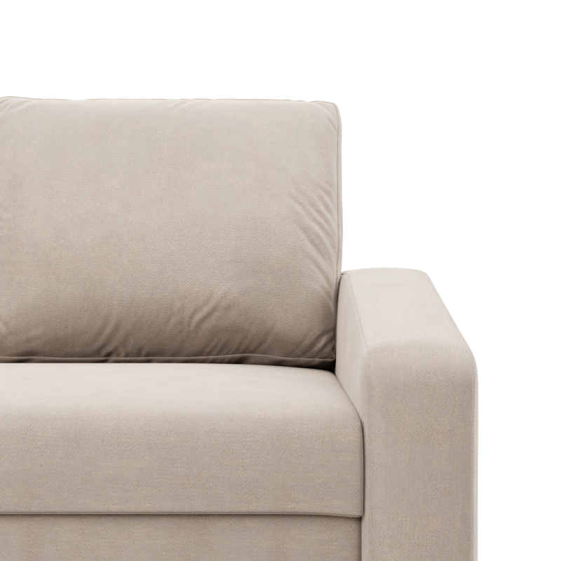 Ecksofa NEO Kronos, Füllung - Federkern, Farbe - BEIGE, Armlehnenart - Schräg Ecksofa NEO Kronos, Füllung - Federkern, Farbe - BEIGE, Armlehnenart - Schräg