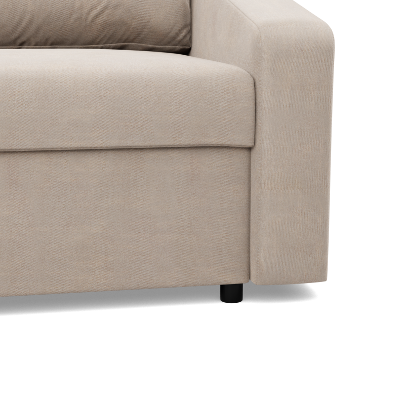 Ecksofa NEO Kronos, Füllung - Federkern, Farbe - BEIGE, Armlehnenart - Schräg Ecksofa NEO Kronos, Füllung - Federkern, Farbe - BEIGE, Armlehnenart - Schräg