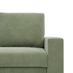 Ecksofa NEO Poso, Füllung - Feder, Farbe - HELLGRÜN, Art der Armlehne - Einfach Ecksofa NEO Poso, Füllung - Feder, Farbe - HELLGRÜN, Art der Armlehne - Einfach