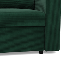 Ecksofa NEO Poso, Füllung - Federkern, Farbe - FLASCHENGRÜN, Art der Armlehne - Einfach Ecksofa NEO Poso, Füllung - Federkern, Farbe - FLASCHENGRÜN, Art der Armlehne - Einfach